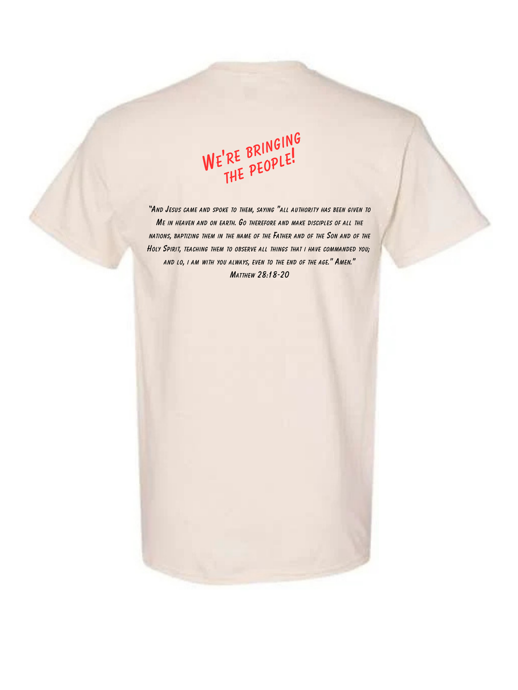 we're bringing the people! - ss T-shirt
